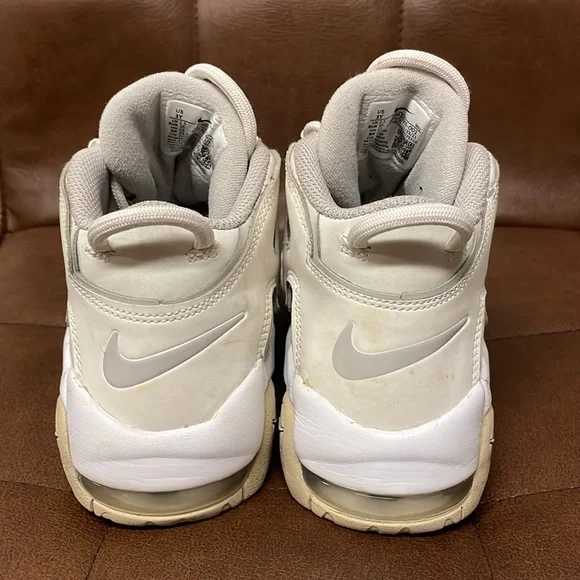 Nike Air Uptempo Kids White Sneakers - Picture 7 of 14